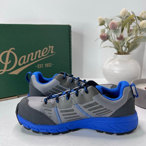 Danner Run Time 3" Composite Non-Metallic Toe Sneaker Gray/Blue 12381 Women 7.5M - Picture 6 of 10